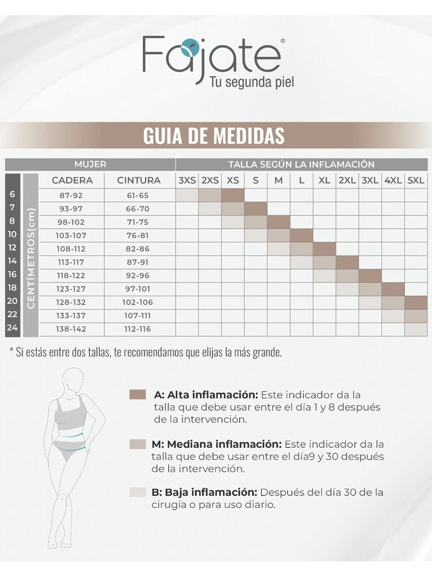 Faja cachetera (Reloj de arena)